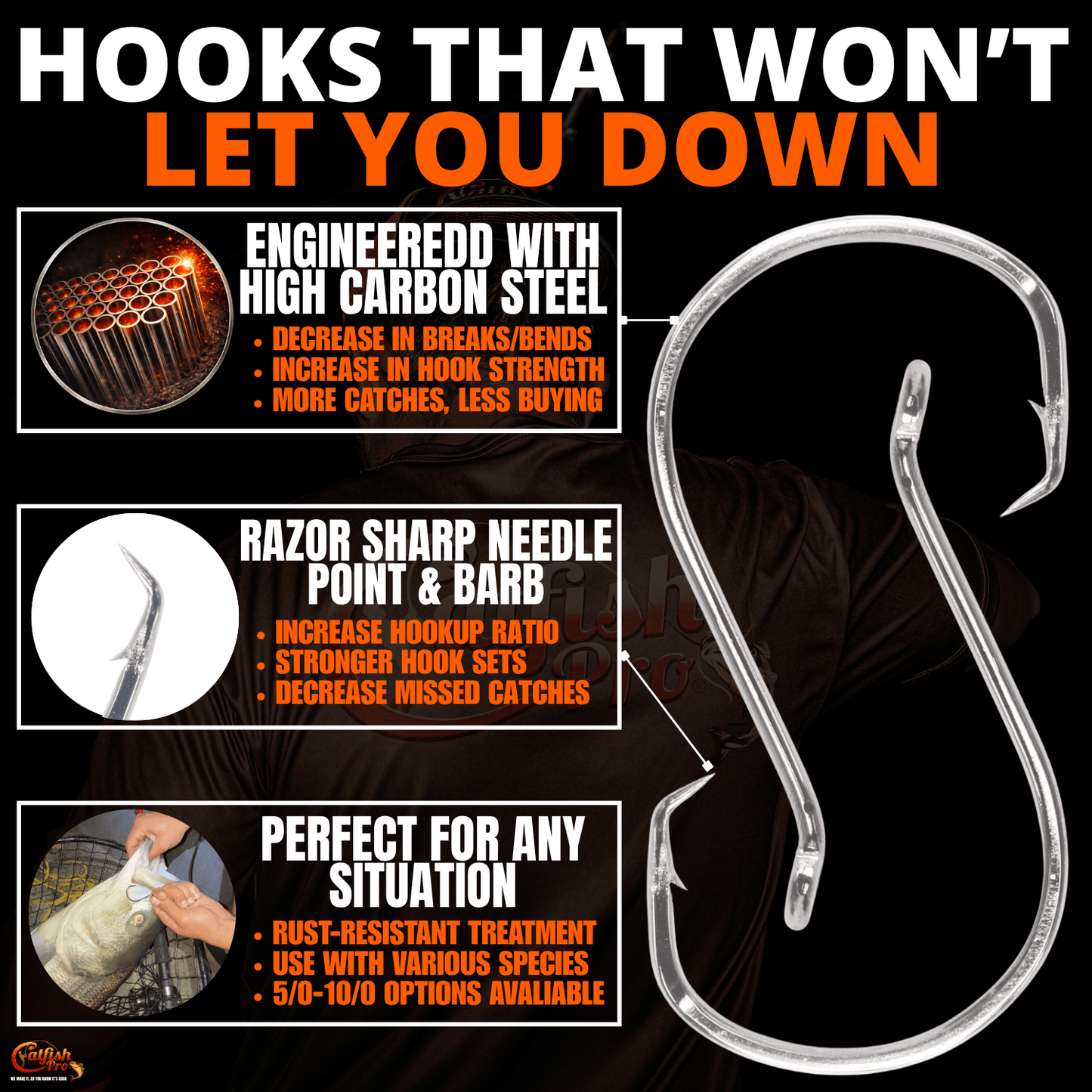 Double Offset Circle Hooks 10/0 - Value Pack